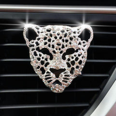 Leopard Head Car Air Outlet Perfume Clip