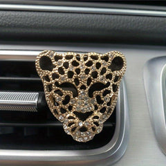 Leopard Head Car Air Outlet Perfume Clip
