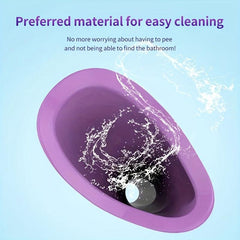 Portable Car Mounted Ladies' Standing Urinal for Emergency Use
