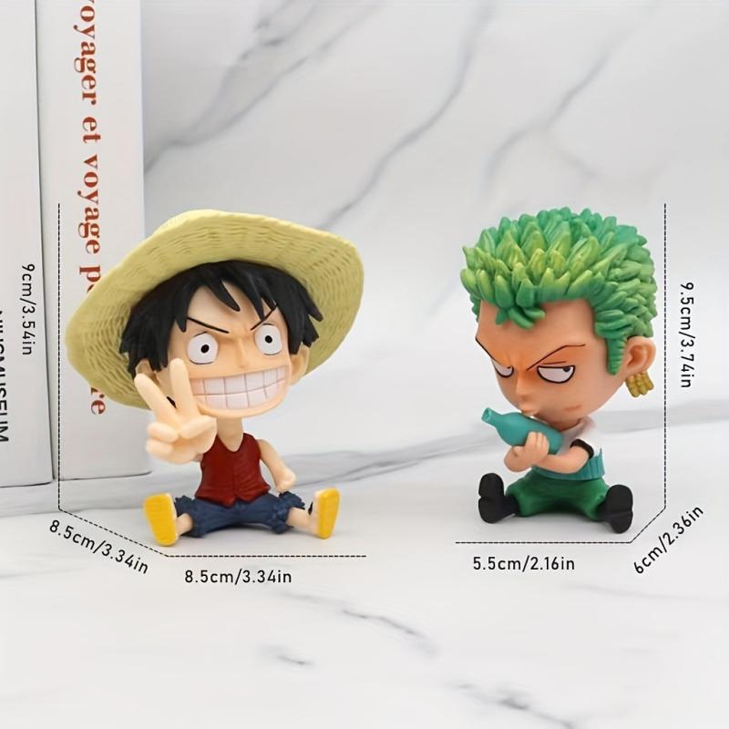 Anime Cartoon Movable Dolls Fun Toys for Car Dashboard Decorations