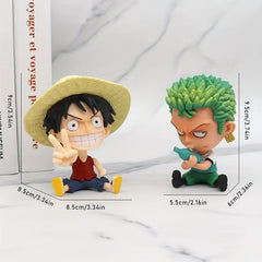 Anime Cartoon Movable Dolls Fun Toys for Car Dashboard Decorations