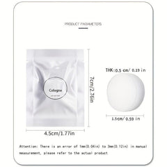 5 Pack Car Aroma Diffuser Refills - Cotton Pads for Enhanced Fragrance