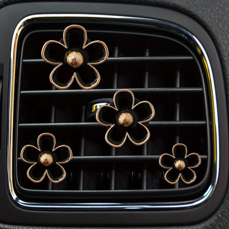 Small Daisy Flower Car Air Outlet Perfume Clip Car Accessories For Women