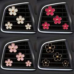 Small Daisy Flower Car Air Outlet Perfume Clip Car Accessories For Women