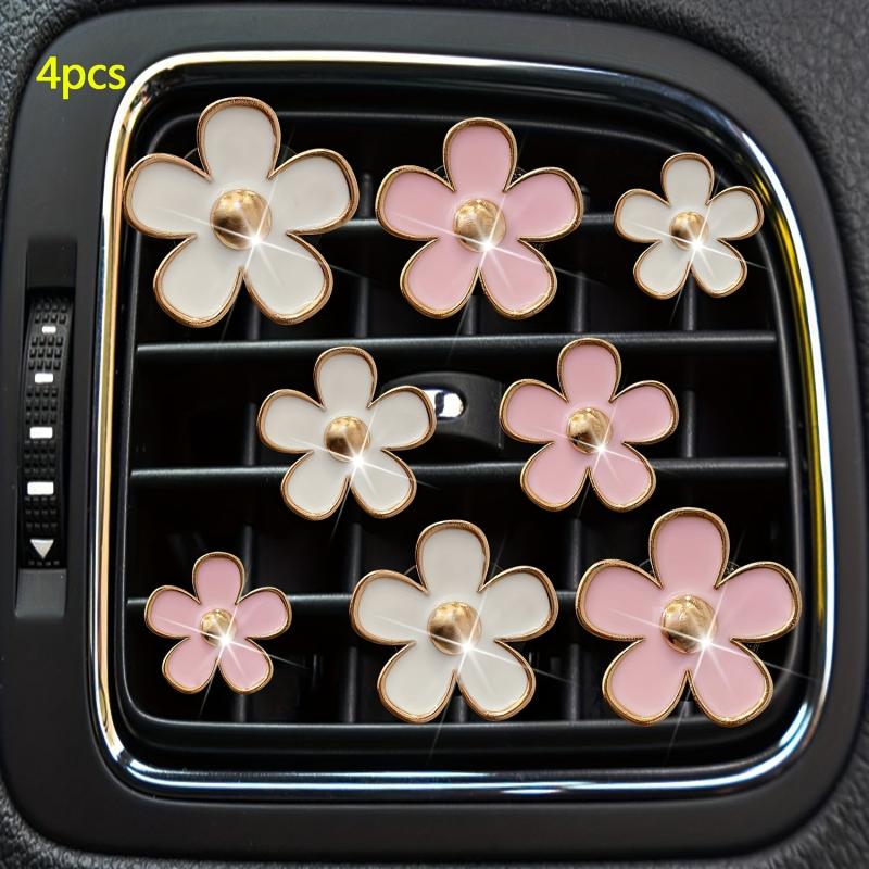 Small Daisy Flower Car Air Outlet Perfume Clip Car Accessories For Women
