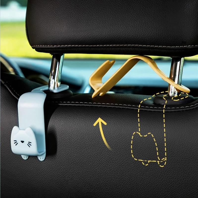 2pcs Car Seat Hooks Hang Purses Bags Coats & More