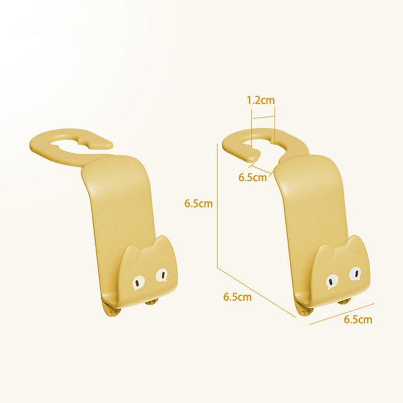 2pcs Car Seat Hooks Hang Purses Bags Coats & More