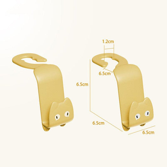 2pcs Car Seat Hooks Hang Purses Bags Coats & More