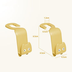 2pcs Car Seat Hooks Hang Purses Bags Coats & More