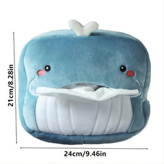 Cartoon Plush Tissue Box Holder for Car Interior