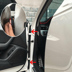 5 Meters Car Door Seal Strips Sticker B Shape Double Layer Sealing Stickers
