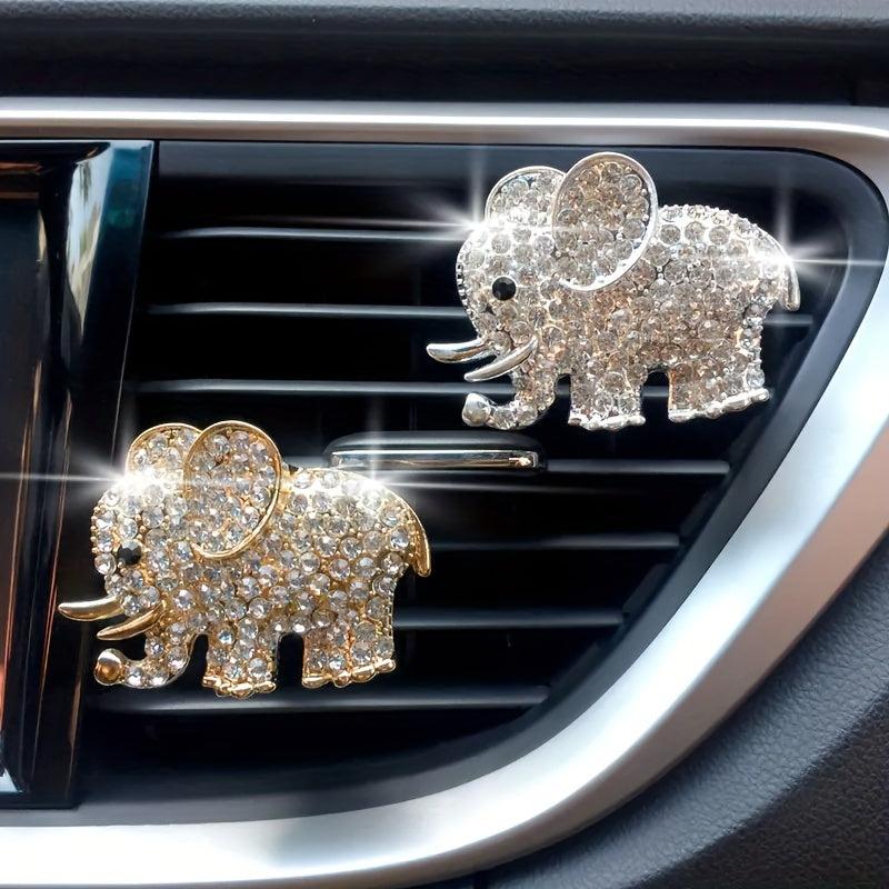 Elephant Car Air Vent Perfume Clip Cartoon Fragrance Car Accessories