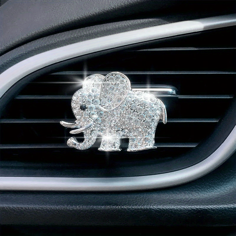 Elephant Car Air Vent Perfume Clip Cartoon Fragrance Car Accessories