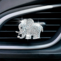 Elephant Car Air Vent Perfume Clip Cartoon Fragrance Car Accessories