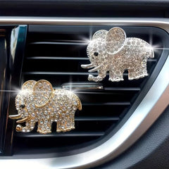 Elephant Car Air Vent Perfume Clip Cartoon Fragrance Car Accessories