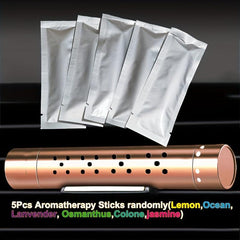 Car Air Vent Perfume Clip with 5 Adjustable Aromatherapy Sticks