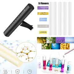 Car Air Vent Perfume Clip with 5 Adjustable Aromatherapy Sticks