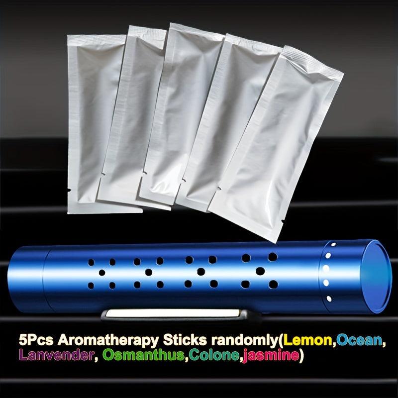 Car Air Vent Perfume Clip with 5 Adjustable Aromatherapy Sticks