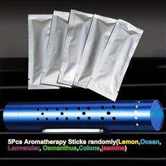Car Air Vent Perfume Clip with 5 Adjustable Aromatherapy Sticks