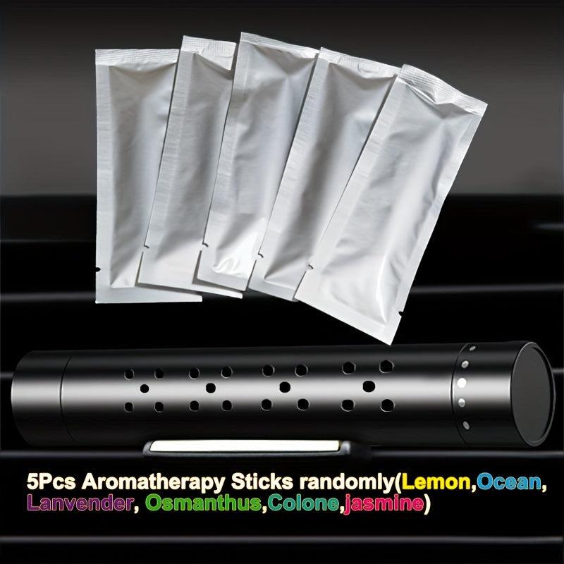 Car Air Vent Perfume Clip with 5 Adjustable Aromatherapy Sticks
