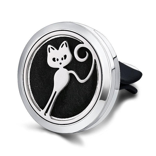 Aroma Locket Car Diffuser Air Freshener Purifier with 10 Pads