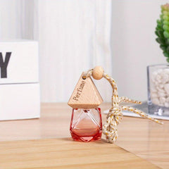 Car Air Freshener Perfume Empty Bottle Pendant - Hanging Glass Bottle
