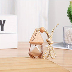 Car Air Freshener Perfume Empty Bottle Pendant - Hanging Glass Bottle