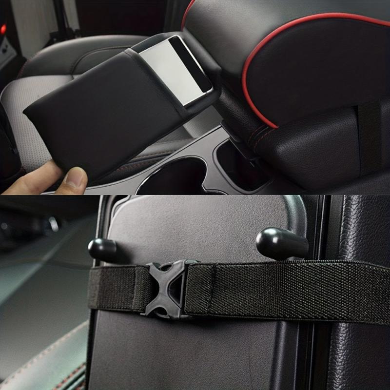 Car Armrest Heightening Pad Memory Cotton Leather Elbow Support