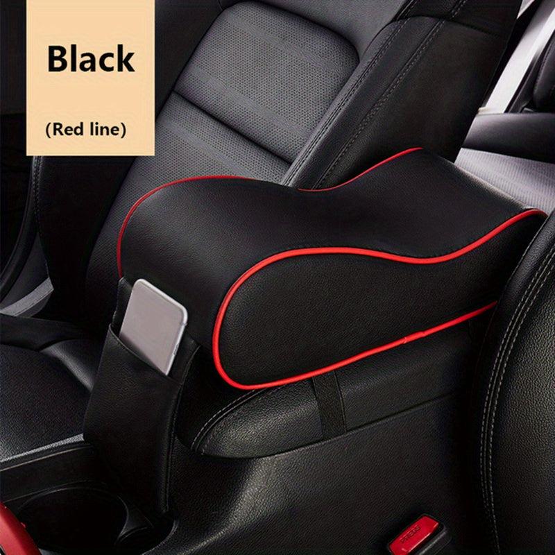 Car Armrest Heightening Pad Memory Cotton Leather Elbow Support