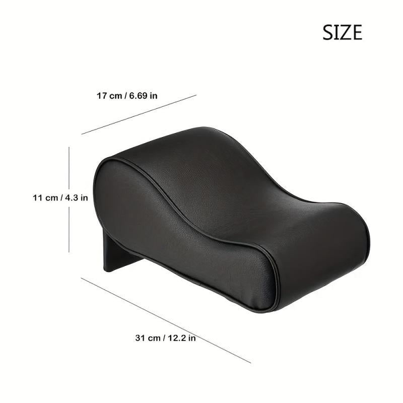 Car Armrest Heightening Pad Memory Cotton Leather Elbow Support