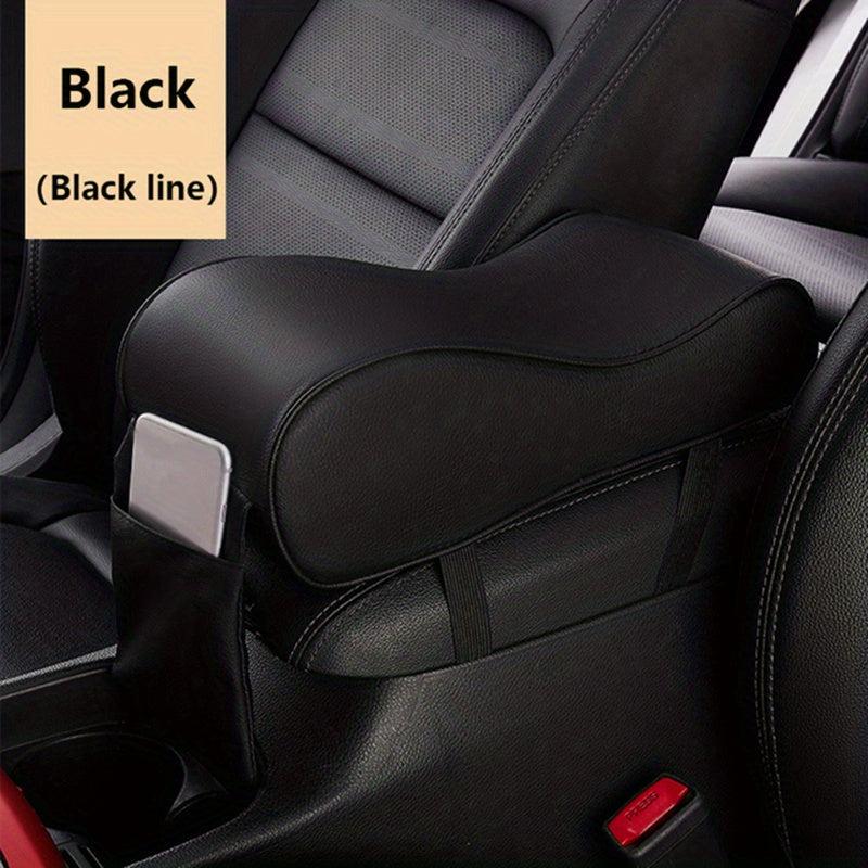 Car Armrest Heightening Pad Memory Cotton Leather Elbow Support