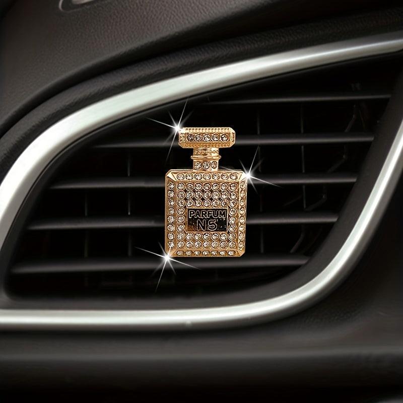 Rhinestone Perfume Clip for Car Air Outlet