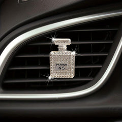Rhinestone Perfume Clip for Car Air Outlet