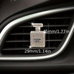 Rhinestone Perfume Clip for Car Air Outlet