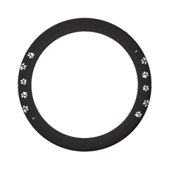 Paw Print Car Steering Wheel Cover Universal Anti Slip Protector