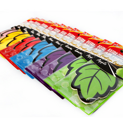 6pcs Vanilla Tea Paper Car Air Freshener Auto Hanging Leaf Shape Scented Perfume