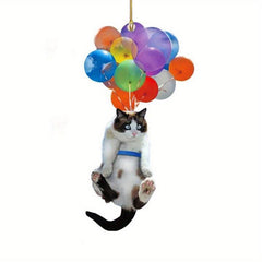 Rainbow Ballon Pendant Car Rearview Mirror Hanging Ornament