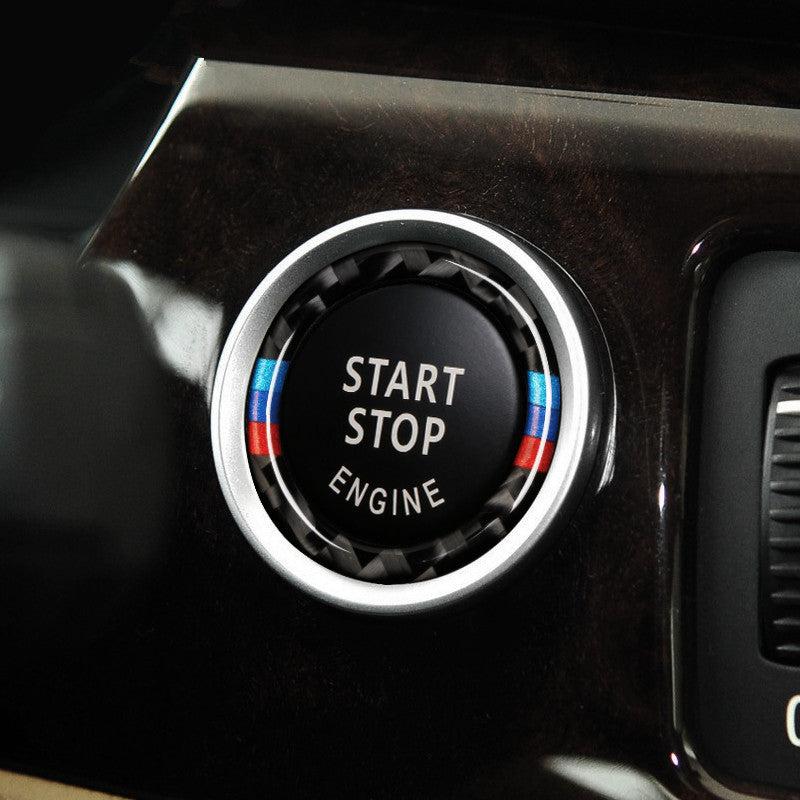 Carbon Fiber One Button Start Ring for BMW3 E90 E92 E93