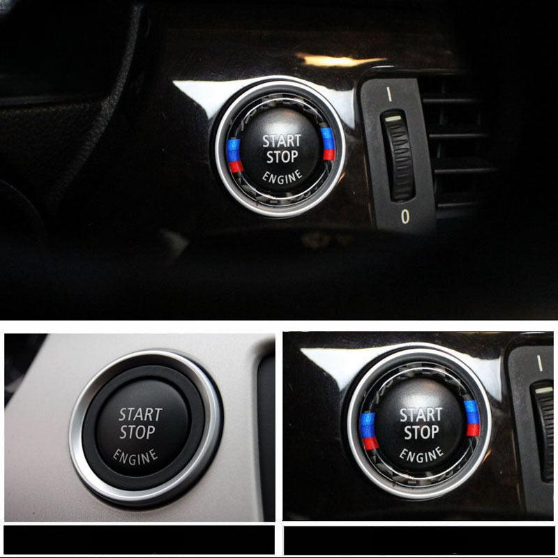 Carbon Fiber One Button Start Ring for BMW3 E90 E92 E93