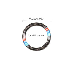 Carbon Fiber One Button Start Ring for BMW3 E90 E92 E93