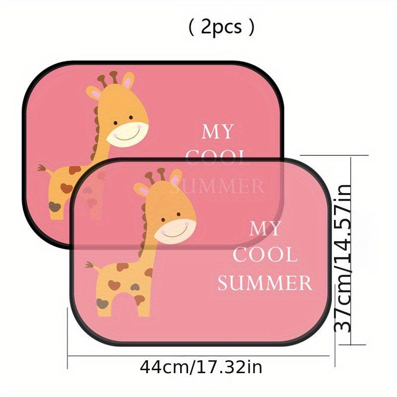 2pcs Car Side Window Sunshade Auto Sun Shades Protector for Baby Kids