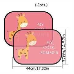 2pcs Car Side Window Sunshade Auto Sun Shades Protector for Baby Kids