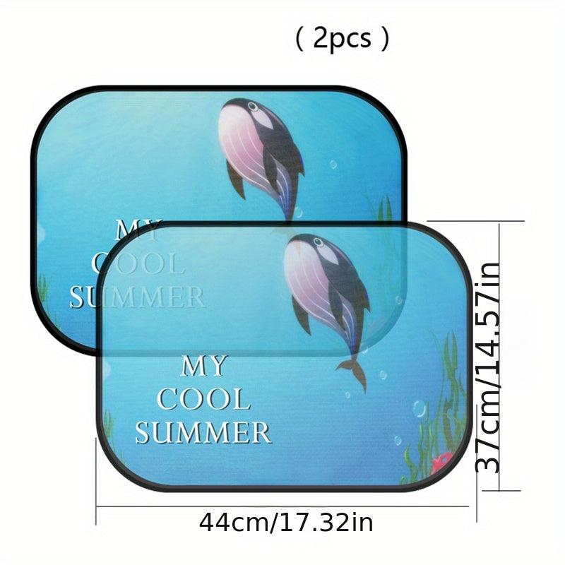 2pcs Car Side Window Sunshade Auto Sun Shades Protector for Baby Kids