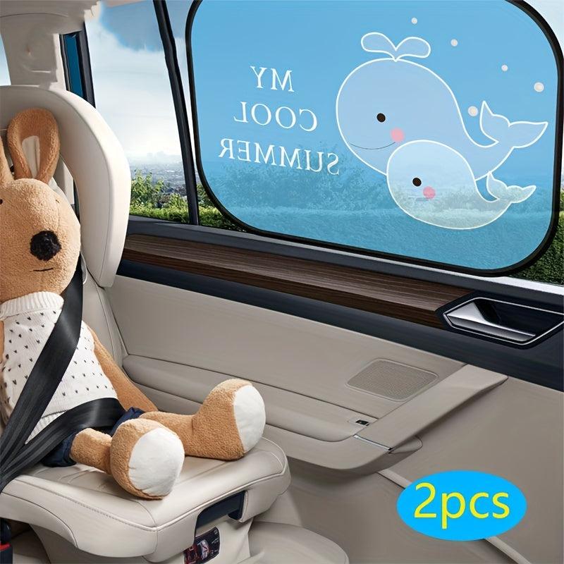 2pcs Car Side Window Sunshade Auto Sun Shades Protector for Baby Kids