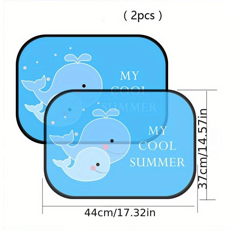 2pcs Car Side Window Sunshade Auto Sun Shades Protector for Baby Kids