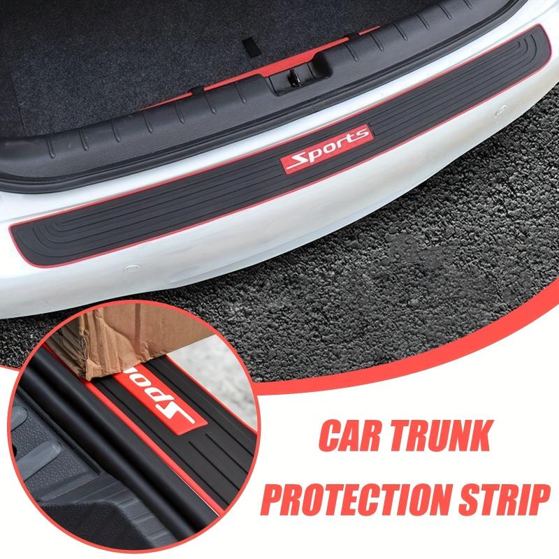 Car Trunk Door Sill Protector Rubber Strip Sticker Bumper Guard 3