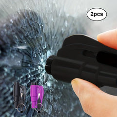 2 Packs Purple Mini Safety Hammer Car Safety Hammer Portable Lifesaving Hammer