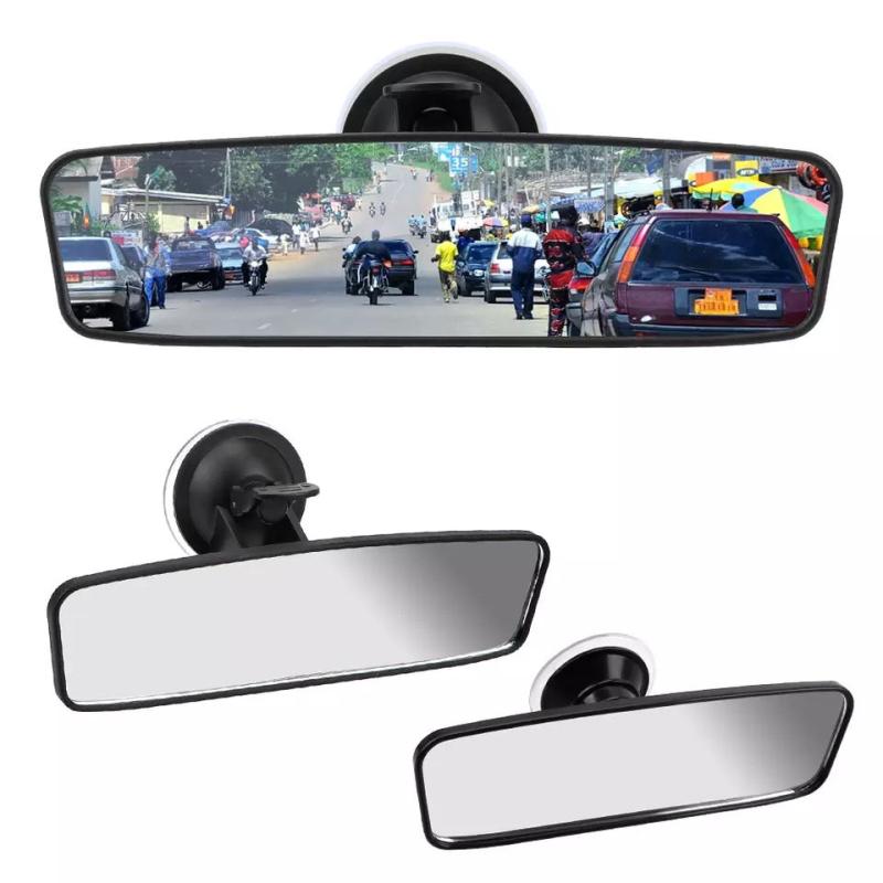 360 Rotation Car Rear View Mirror Adjustable Suction Cup