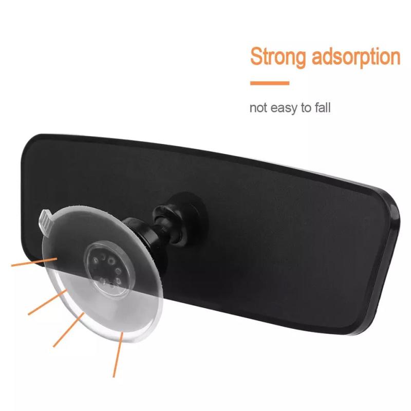 360 Rotation Car Rear View Mirror Adjustable Suction Cup