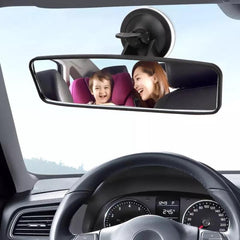 360 Rotation Car Rear View Mirror Adjustable Suction Cup